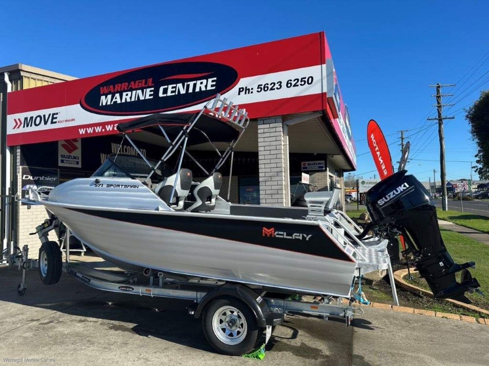 McLay Sportsman 571, Suzuki DF100BTX, Mackay trailer