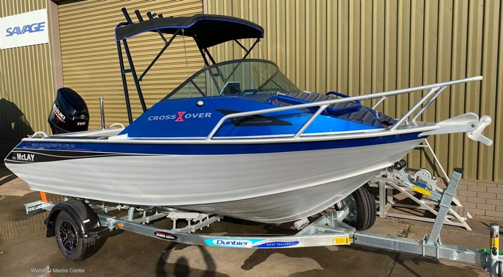 McLay 581 Crossover, Mackay trailer, Suzuki 115hp (Starting from) 
